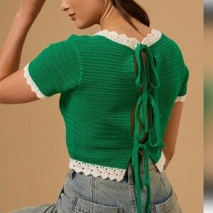 Altar'd State Tie Back Sweater